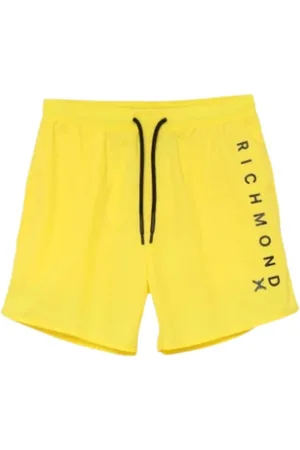 John Richmond Badetøj, Herre, Gul, 2XL, Polyester, Swimboxer Shorts