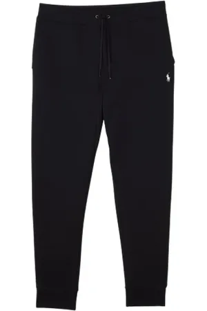 Ralph Lauren Bukser, Herre, Sort, XS, Bomuld, Sort joggingbukser i bomuld