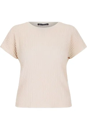 Betty Barclay Top, Dame, , S, Uld, Krøllet Effekt Bådhals Skjorte