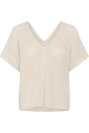 Part Two Strik, Dame, , 2XL, French Oak Striktrøje