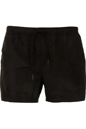 Bikkembergs Badetøj, Herre, Sort, XL, Polyester, Kort Boardshort Elegant Ensfarvet Kostume