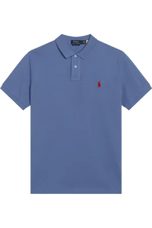 Ralph Lauren Top, Herre, Blå, L, Bomuld, Kortærmet poloshirt