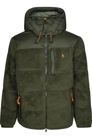 Ralph Lauren Jakke, Herre, Grøn, XL, Uld, Padded Bomber Jacket