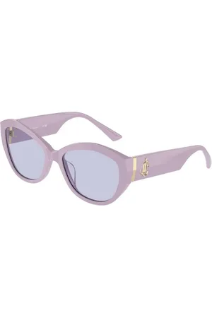 Jimmy Choo Tilbehør, unisex, Lilla, 55 MM, Violet Lila Solbriller