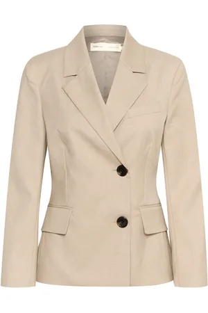 INWEAR Jakke, Dame, , S, Uld, Elegant Blazer med Klaplommer