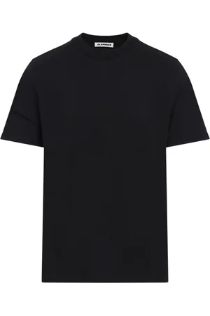 Jil Sander Top, Herre, Sort, S, Bomuld, Logo T-shirt