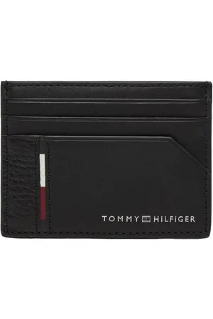 Tommy Hilfiger Tilbehør, Herre, Sort, ONE SIZE, Læder, Elegant Læderpung