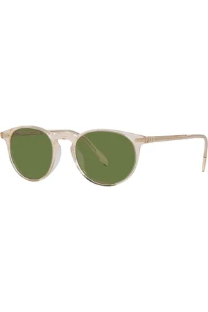 Oliver Peoples Tilbehør, unisex, Grøn, 49 MM, Riley solbriller