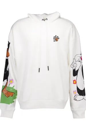 Iceberg Sweathshirts & Hoodies, Herre, , S, Bomuld, Ecru Hættetrøje