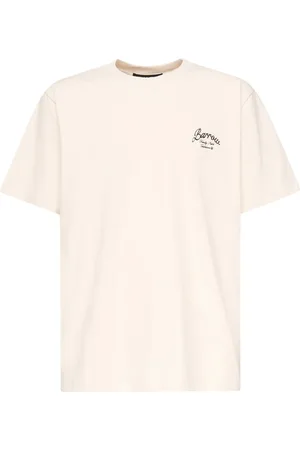 BARROW Top, Herre, , L, Bomuld, Bomuld T-shirts med Logo Broderi