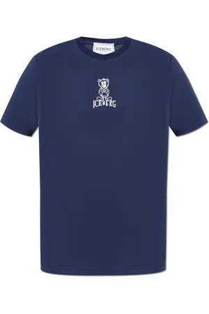 Iceberg Top, Herre, Blå, XL, Bomuld, T-shirt med print