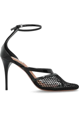 Alaïa Sko, Dame, Sort, 41 EU, Læder, Hælede sandaler Netstrømper