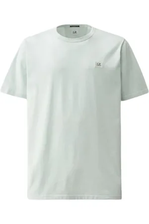 C.P. Company Top, Herre, Blå, M, Bomuld, Let Jersey Top