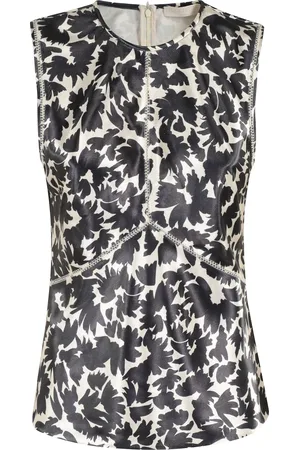 ULLA JOHNSON Top, Dame, Sort, XS, Polyester, Ravn Top i Sort Farve