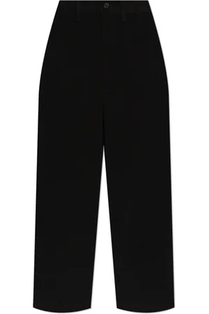 Y-3 Bukser, Dame, Sort, S, Linned, Wide-leg Bukser
