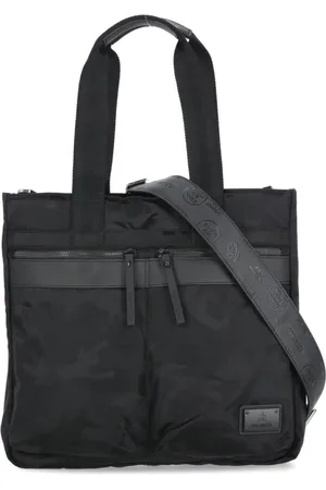 Premiata Taske, Herre, Sort, ONE SIZE, Uld, Sort Tote Bag med Flere Lommer