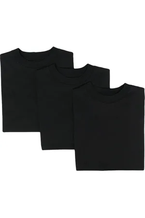 Jil Sander Top, Dame, Sort, M, Bomuld, Sort Bomulds T-shirt Pakke