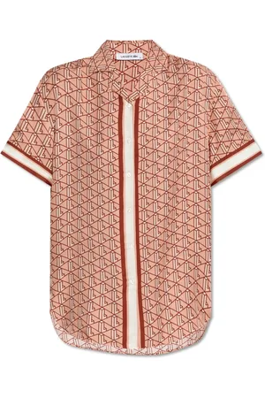 Lacoste Bluser & Skjorter, Dame, Lyserød, M, Monogram skjorte