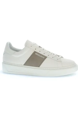 Woolrich Sko, Herre, Hvid, 41 EU, Læder, Sneakers