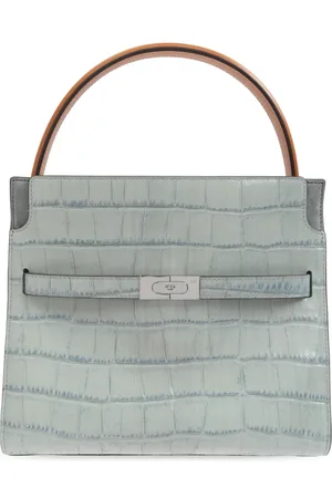 Tory Burch Taske, Dame, Blå, ONE SIZE, Uld, Håndtaske Lee Radziwill Small