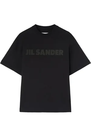 Jil Sander Top, Dame, Sort, M, Bomuld, Sort T-shirt