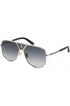 Philipp Plein Tilbehør, unisex, Grå, ONE SIZE, Nylon, Solbriller Spp009V
