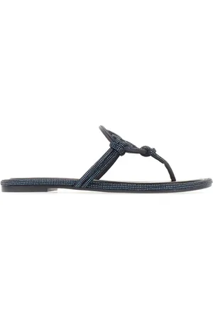 Tory Burch Sko, Dame, Blå, 37 EU, Sandali Flip Flops
