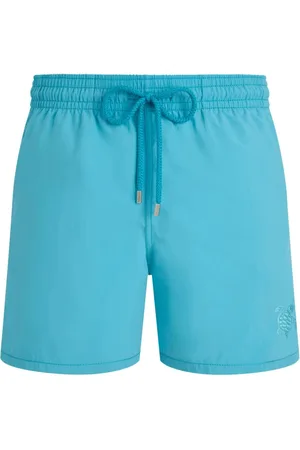 Vilebrequin Badetøj, Herre, Blå, L, Mænds skildpadde runde vandreaktive badeshorts