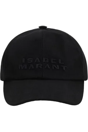 Isabel Marant Tilbehør, Dame, Sort, 59 CM, Bomuld, Baseballkasket med broderet logo