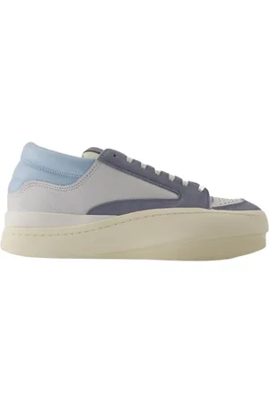 Y-3 Sko, Herre, Flerfarvet, 42 1/2 EU, Læder, Læder Low Top Sneakers