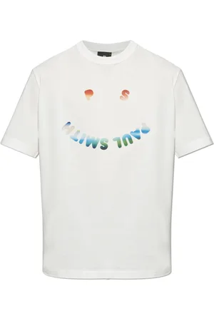 Paul Smith Top, Herre, Hvid, XL, Bomuld, Logo T-Shirt