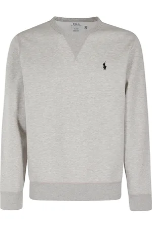 Ralph Lauren Sweathshirts & Hoodies, Herre, Grå, 2XL, Bomuld, Performance Technical Collar Shirt