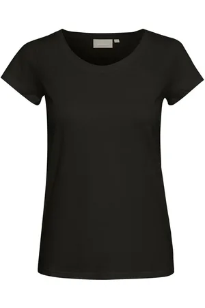 INWEAR Top, Dame, Sort, L, Bomuld, Rena T-shirt