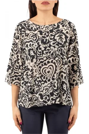 Max Mara Bluser & Skjorter, Dame, Sort, XS, Skjorte