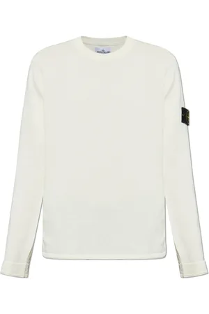 Stone Island Strik, Herre, , M, Bomuld, Sweater med Logo