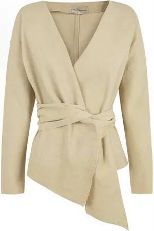 Cortana Bluser & Skjorter, Dame, , 2XL, Linned, Krydset Linnedjakke