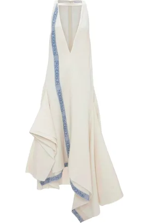 J.W.Anderson Kjole, Dame, , S, Bomuld, Flared V-Neck Panelled Kjole