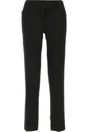 Tom Ford Bukser, Dame, Sort, 2XS, Panel Straight-Leg Bukser