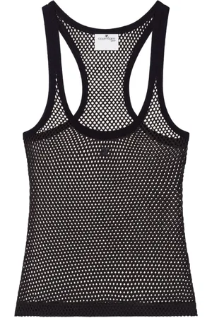 Courrèges Top, Dame, Sort, S, Bomuld, Elegant Sort Top