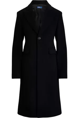 Ralph Lauren Frakke, Dame, Sort, XS, Uld, Sort uldfrakke