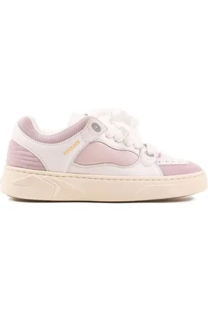 HIDE&JACK Sko, Dame, Lyserød, 41 EU, Uld, White Low Top Sneakers