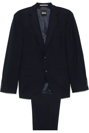 HUGO BOSS Jakkesæt, Herre, Blå, 2XL, Uld, Elegant Suit