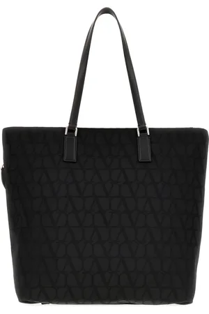 VALENTINO GARAVANI Taske, Herre, Sort, ONE SIZE, Uld, Stilfuld skuldertaske