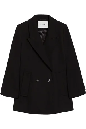Ivy & Oak Jakke, Dame, Sort, L, Uld, Jenna Oversized Boxy Blazer