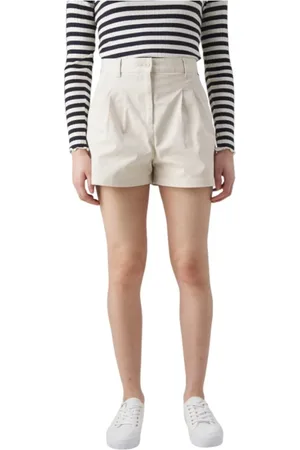 Tommy Hilfiger Shorts, Dame, Hvid, W29, Bomuld, Casual og moderne bomuldsshorts