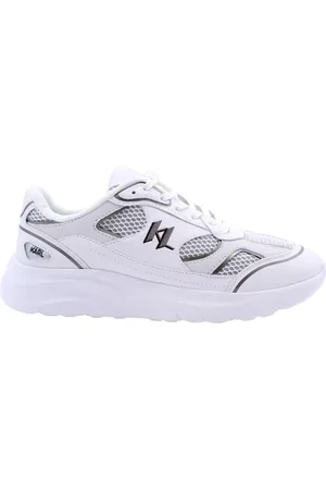 Karl Lagerfeld Sko, Herre, Hvid, 41 EU, Læder, Preveli Sneakers