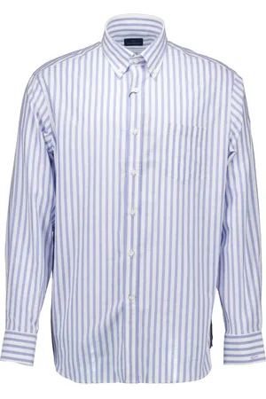 Paul & Shark Skjorte, Herre, Blå, 3XL, Bomuld, Bomuld Twill Langærmet Skjorte