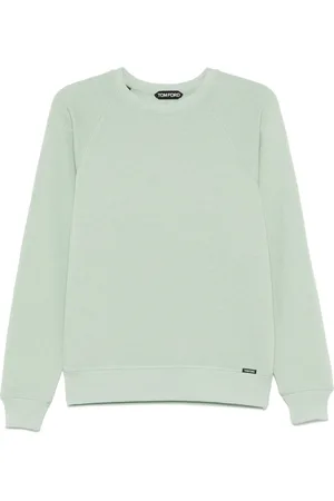 Tom Ford Sweathshirts & Hoodies, Herre, Grøn, L, Bomuld, Cotton Blend Sweatshirt