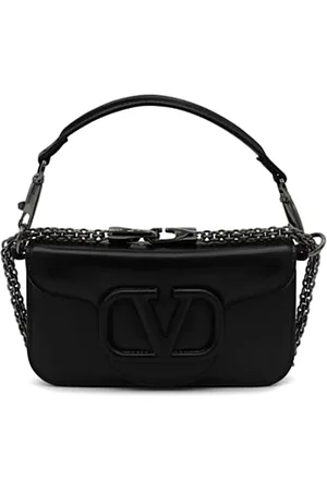 VALENTINO GARAVANI Taske, Dame, Sort, ONE SIZE, Uld, Stilfuld lædertaske