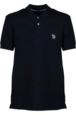 Paul Smith Top, Herre, Sort, L, Bomuld, Zebra Logo Kortærmet Polo Shirt